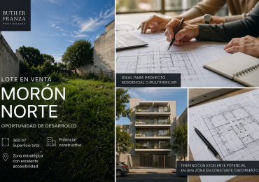 Lote en Moron Norte con potencial constructivo - Ideal desarrollo